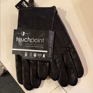 Black Smart Gloves for Men
